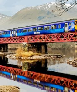 Scotland Train Diamond Painting