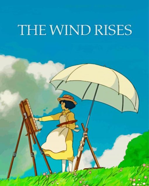 The Wind Rises Poster Diamond Painting