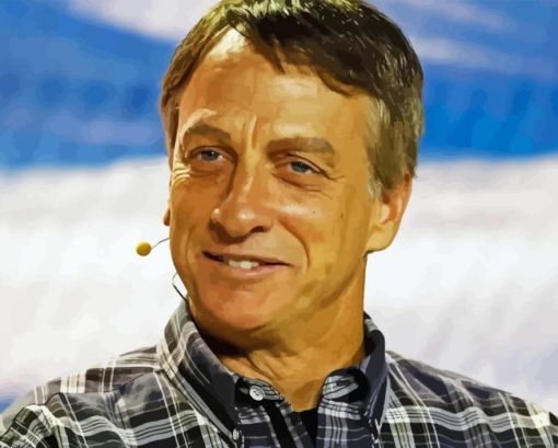 Tony Hawk Smiling Diamond Painting