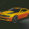 Yellow Camaro Diamond Painting