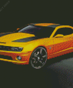 Yellow Camaro Diamond Painting