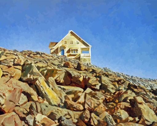 Yellow House By Jamie Wyeth Diamond Painting