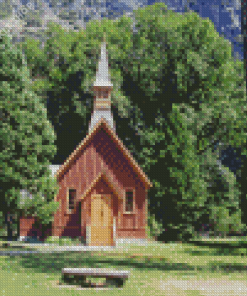 Yosemite Chapel Diamond Painting