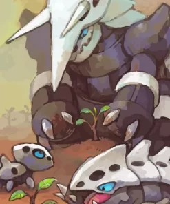 Aggron Pokemon Art Diamond Painting