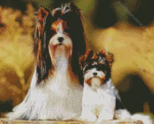 Biewer Terrier Diamond Painting