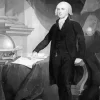 Black And White James Madison Diamond Painting