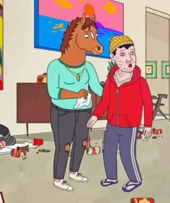 Bojack And Todd Diamond Painting