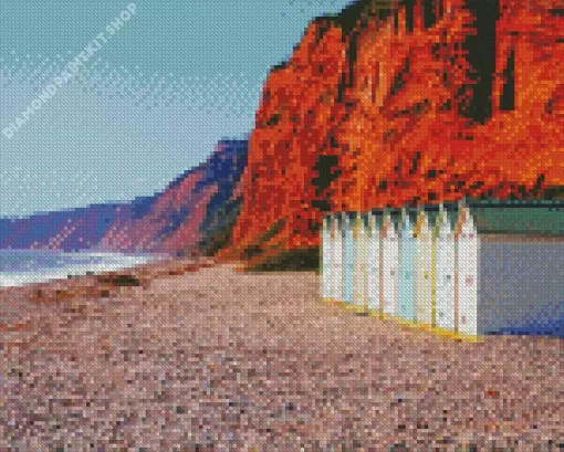 Budleigh Salterton Beach Diamond Painting