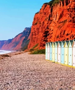 Budleigh Salterton Beach Diamond Painting