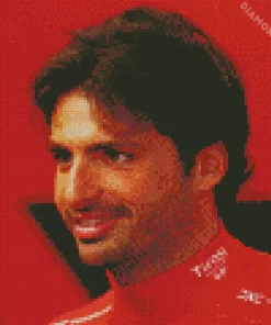 Carlos Sainz Diamond Painting