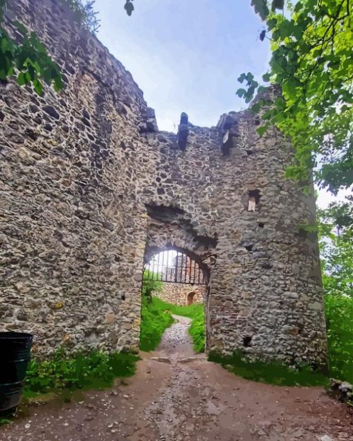 Castle Of Samobor Diamond Painting