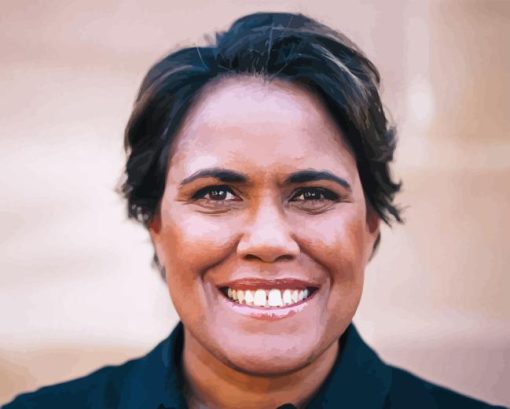 Cathy Freeman Smiling Diamond Painting