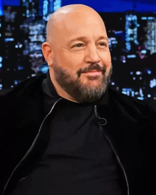 Comedian Kevin James Diamond Painting