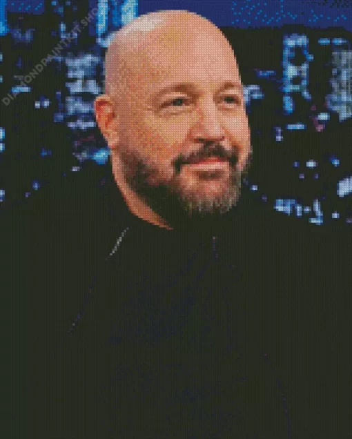 Comedian Kevin James Diamond Painting