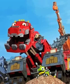 Dinotrux Art Diamond Painting