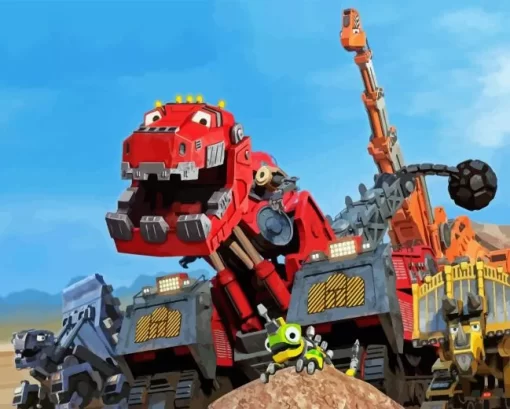 Dinotrux Art Diamond Painting