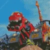 Dinotrux Art Diamond Painting