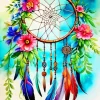 Floral Dream Catcher Diamond Painting