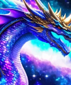 Galaxy Dragon Diamond Painting