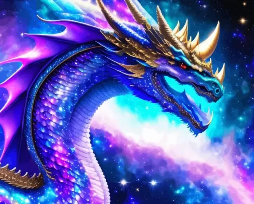 Galaxy Dragon Diamond Painting