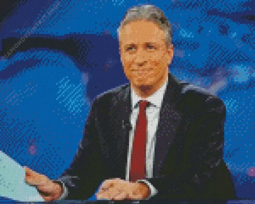 Jon Stewart Diamond Painting