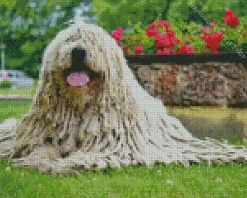 Komondor Diamond Painting