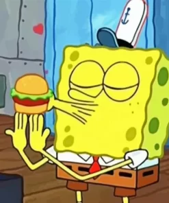 Krabby Patties Diamond Painting