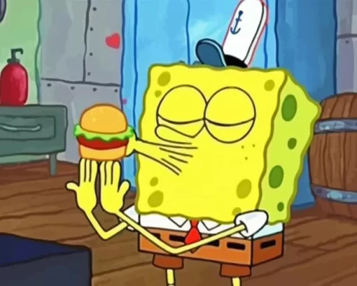 Krabby Patties Diamond Painting