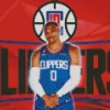 LA Clippers Russell Westbrook Diamond Painting