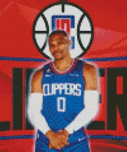 LA Clippers Russell Westbrook Diamond Painting