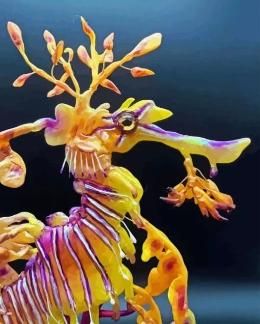 Leafy Seadragon Fish Diamond Painting