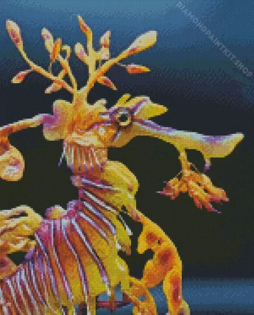 Leafy Seadragon Fish Diamond Painting