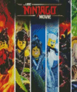 Lego Ninjago Movie Diamond Painting