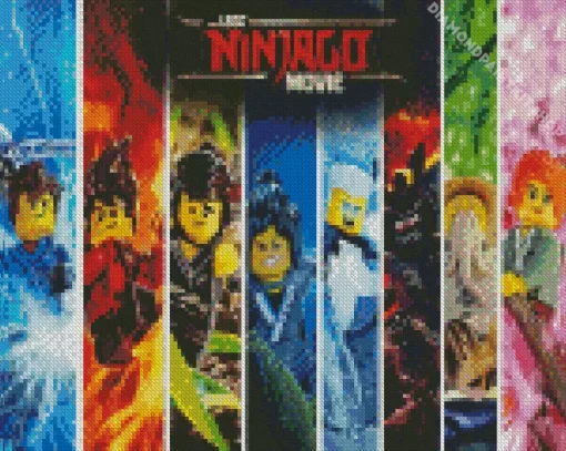 Lego Ninjago Movie Diamond Painting