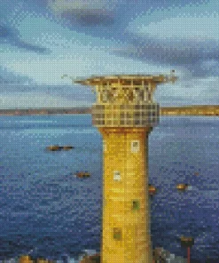 Longships Lighthouse Diamond Painting