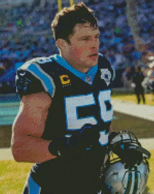 Luke Kuechly Diamond Painting