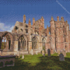 Melrose Abbey Scotland Diamond Painting