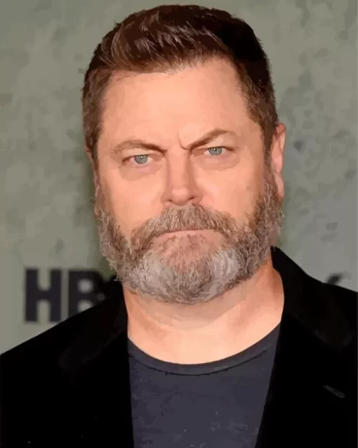 Nick Offerman Diamond Painting