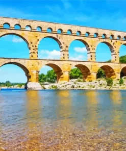 Nimes Pont Du Gard Diamond Painting