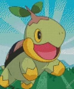 Pokemon Go Turtwig Diamond Painting