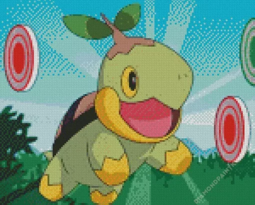 Pokemon Go Turtwig Diamond Painting