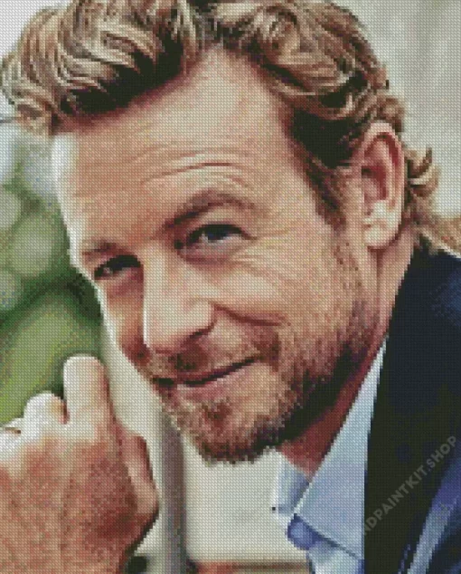 Simon Lucas Baker Actor Diamond Painting