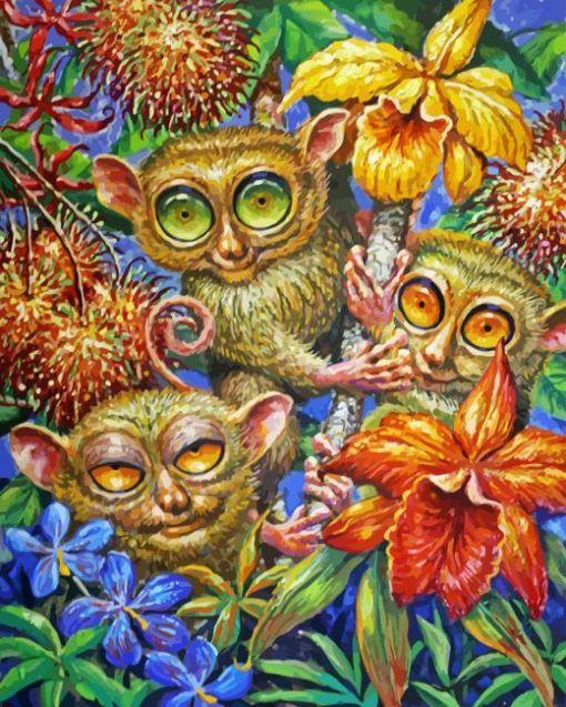 Tarsiers Diamond Painting