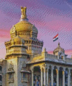 Vidhana Soudha Diamond Painting