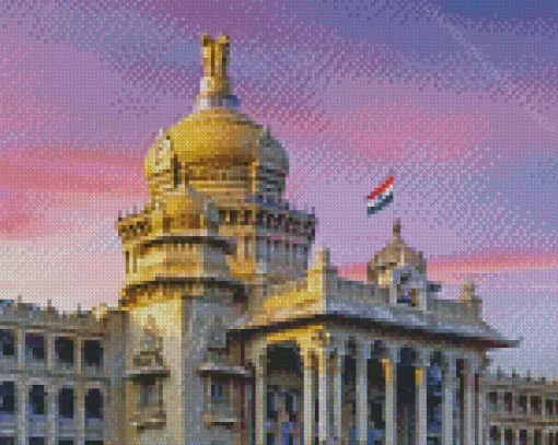 Vidhana Soudha Diamond Painting