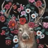 Wild Floral Deer Diamond Painting