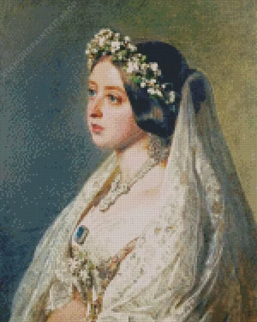 Young Queen Victoria Diamond Painting