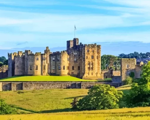 Alnwick Castle Diamond Painting