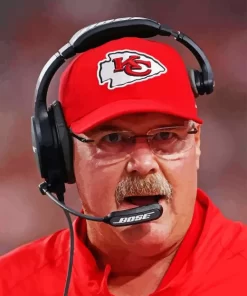 Andy Reid Coach Diamond Painting