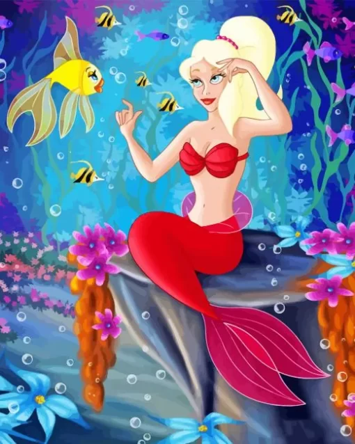 Arista The Little Mermaid Diamond Painting